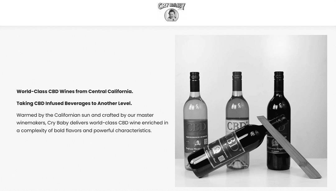 crybaby wine cbd wine