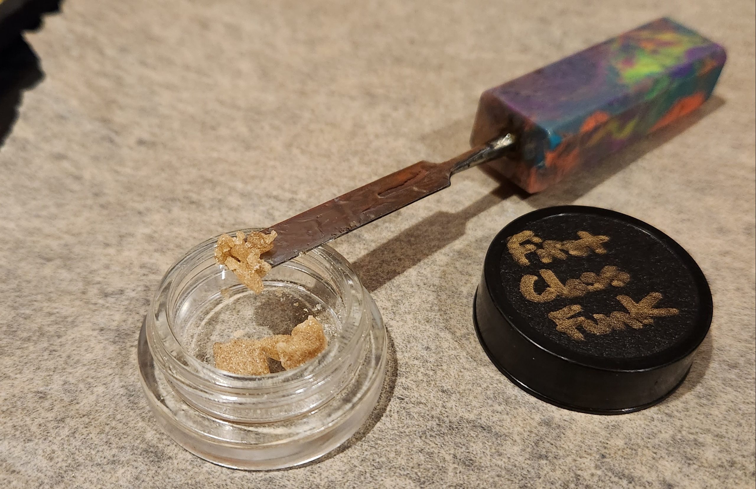 First Class Funk water hash on a dabber