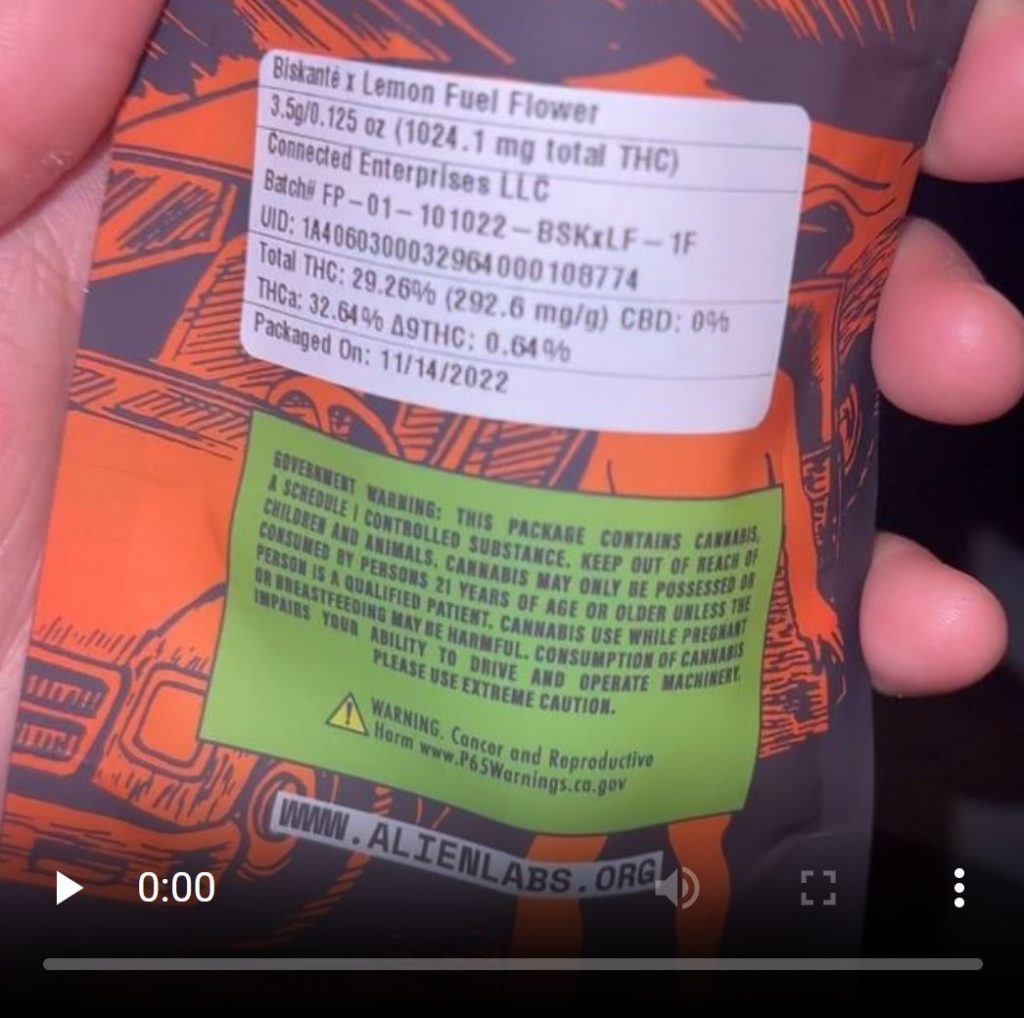 biskante x lemon fuel by alien labs misfits strain review by thecannaisseurking 2