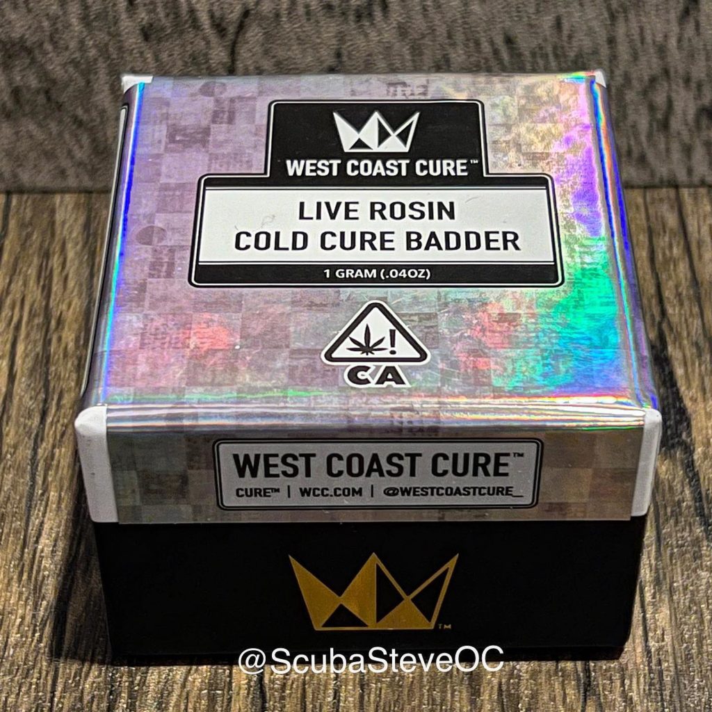 garlic cocktail cold cure live rosin badder by west coast cure dab review by scubasteveoc