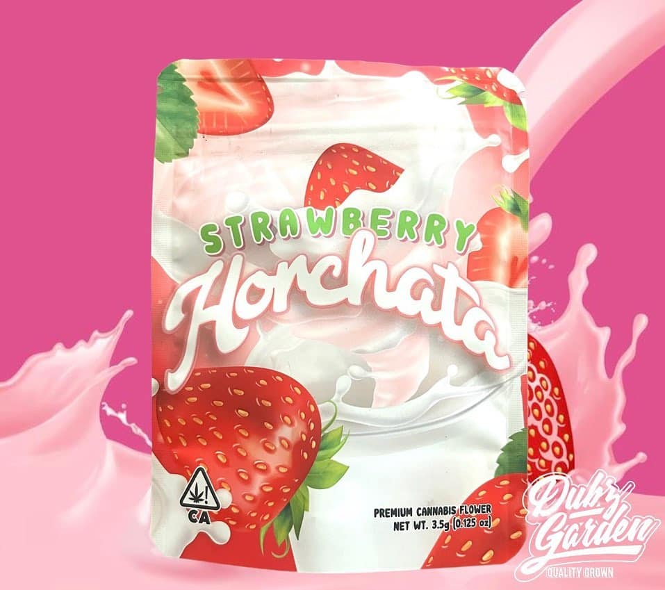 strawberry horchata by dubz garden strain review by thethcspot